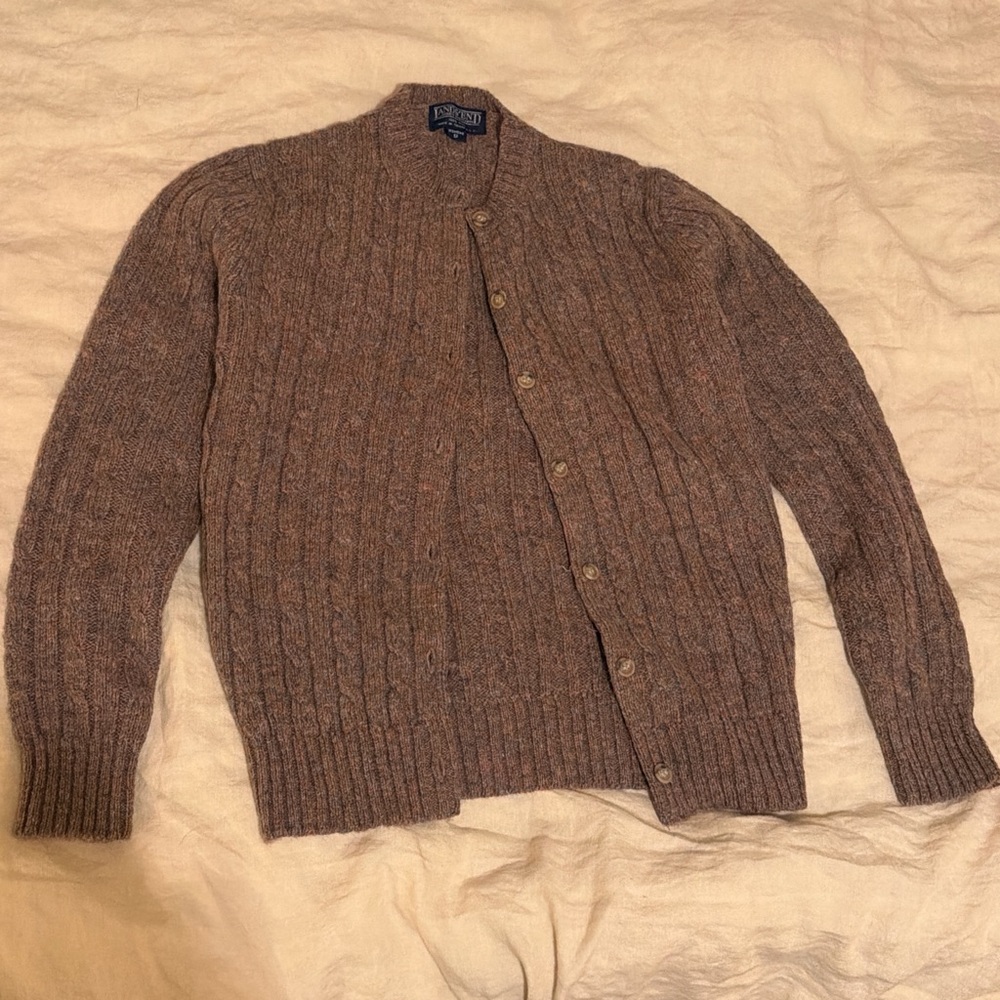 Vintage Land’s End wool marled Neutral Sweater